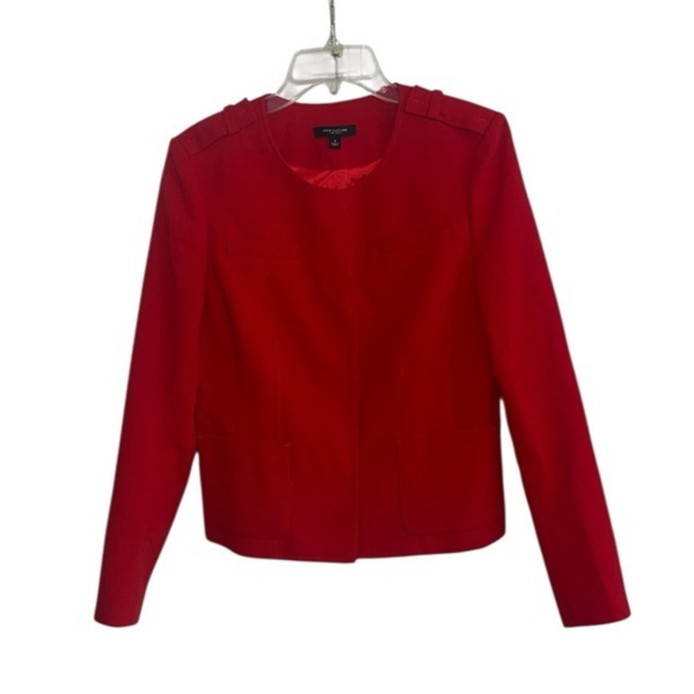 Ann Taylor Beautiful Red Jacket Size 8